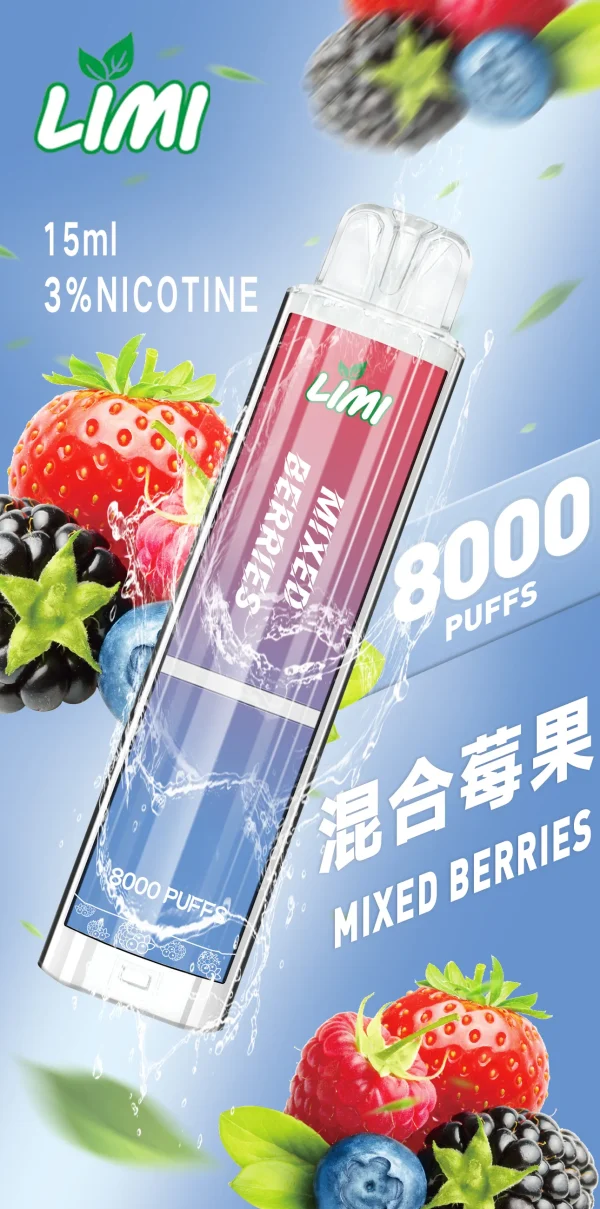 辣妹 LIMI 8000口 發光抛棄式電子煙 8000PUFFS辣妹發光機身：圖片 4