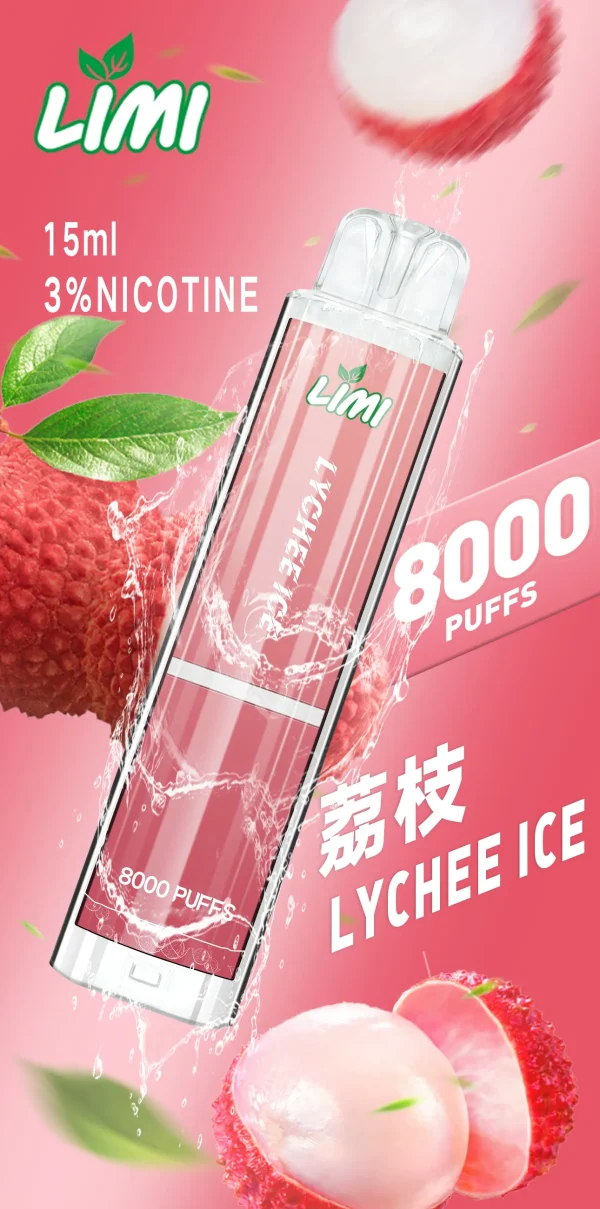 辣妹 LIMI 8000口 發光抛棄式電子煙 8000PUFFS辣妹發光機身：圖片 13